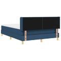 vidaXL Posteľ s pružinovým rámom Modrá 200 x 160 cm látka