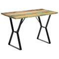 vidaXL Jedálenský stôl 120x60x76 cm, recyklovaný masív