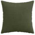 vidaXL Poťah na podložku 12 pcs HEERLEN Zelená 50 x 50 cm manšestr