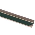 vidaXL Schodové lišty v tvare L 5 ks, hliník 100 cm, hnedé
