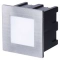 LED orientačné vstavané svietidlo 80×80 1,5W neutr. biela IP65
