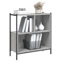 vidaXL Knižnica sivá sonoma 72x28x77,5 cm kompozitné drevo