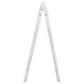 vidaXL Chodníková tabuľa s rámom v tvare A šedá 45x7x84,5 cm HDPE