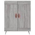 vidaXL Vysoká skrinka sivý dub sonoma 69,5x34x180 cm spracované drevo
