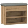 vidaXL Lavička na topánky Artisan Dub 62x32x50 cm Engineered Wood