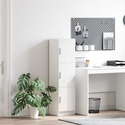 vidaXL Highboard Biela 31.5 x 32 x 122.5 cm