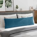 vidaXL Vankúše na pohovku 2 pcs Modrá 145 x 40 cm Kordúrová tkanina