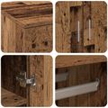 vidaXL Highboard 80 x 39 x 178 cm Kompozitné drevo Staré drevo