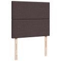 vidaXL Boxspring posteľ s matracom tmavohnedá 120x190 cm látka