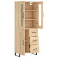 vidaXL Vysoká skrinka dub sonoma 69,5x34x180 cm spracované drevo