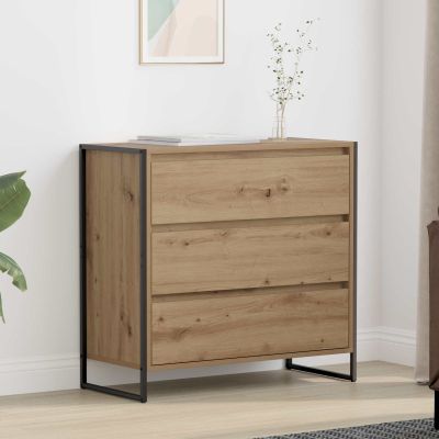 vidaXL Servírovacia skriňa Remeselnícky dub 79 x 36 x 75.5 cm
