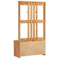 vidaXL Halový strom SANDNES 87x40x159,5 cm masívna borovica