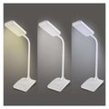 LED stolová lampa Eddy, biela