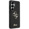 Puzdro Guess Fixed Glitter Big 4G Metal Logo pre Samsung Galaxy S26 Ultra čierne