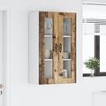 vidaXL Dvierka na umývačku Kalmar Staré drevo 60 x 31 x 100 cm