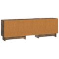 vidaXL TV skrinka 150 x 31 x 50 cm Dymový dub Konštruované drevo