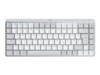 Klávesnica - podsvietená - bezdrôtová - Bluetooth LE - QWERTY - US medzinárodná - klávesový spínač: funkcia Tactile Quiet - bledošedá