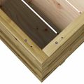vidaXL Záhradný kvetináč 90x60x49,5 cm impregnovaná borovica