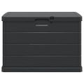 vidaXL Úložná krabica do záhrady Plast 77,5 x 54,5 x 53 cm Antracit