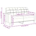 vidaXL 2-miestna pohovka s vankúšmi tmavosivá 140 cm zamat
