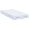 vidaXL Matrac Stredne tvrdý 80 x 160 cm Biela