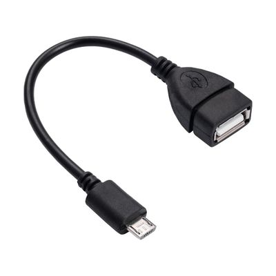 Akyga adaptér AK-AD-09 s káblom micro USB B (samec) / USB A (samica) OTG 15 cm