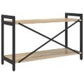 vidaXL Regál na knihy 80 x 30 x 50 cm Kompozitné drevo Sonoma dub