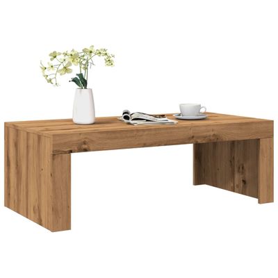 vidaXL Konferenčný stolík dub artisan 102x50x35 cm kompozitné drevo
