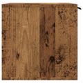 vidaXL Uzavretý box na stelivo staré drevo 60x40x40cm kompozitné drevo