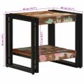 vidaXL Konferenčný stolík 40 x 40 x 38 cm Masívne obnovené drevo