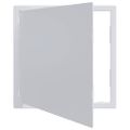 vidaXL Prístupové dosky Biela 40 x 40 cm ABS plast