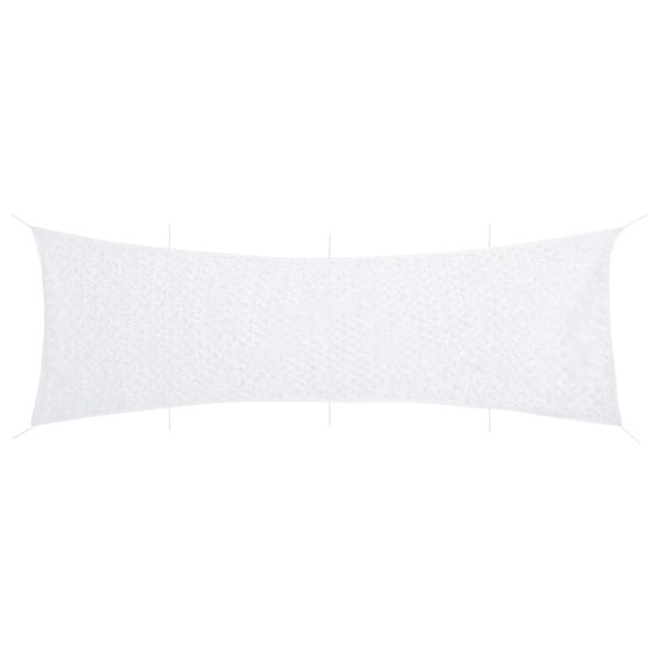 vidaXL Maskovacia sieť s úložnou taškou 809x207 cm biela