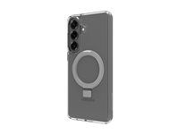 Zadní kryt pro mobilní telefon - magnetický stojánek - D3O, plast - průsvitná - pro Samsung Galaxy S26+