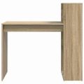 vidaXL Stôl Sonoma dub Kompozitné drevo 108 x 55 x 103.5 cm