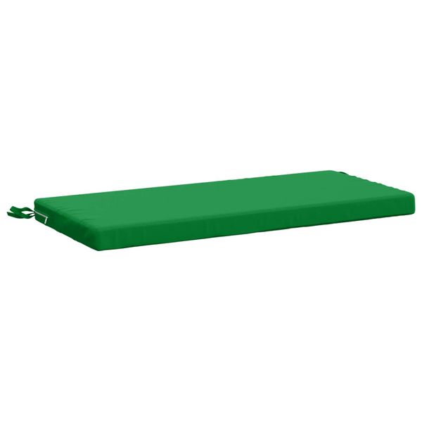 vidaXL Vankúš na lavičku SOEST 100% polyester Zelená 80 x 40 x 5 cm