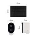 Kamera EMOS IP-1150 SNAP /H4073/ GoSmart vonkajšia batériová s Wi-Fi a solárnym panelom