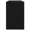 vidaXL Stenné police 2 ks Čierny dub 60 x 15 x 23 cm Kompozitné drevo