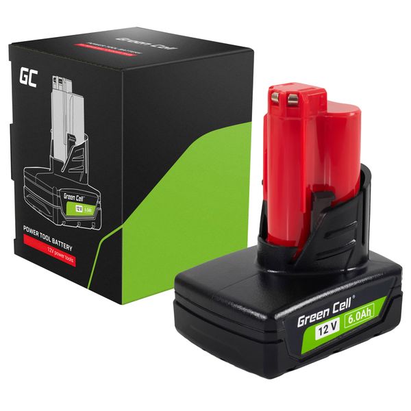 PTML12V6 Green Cell batéria pre Milwaukee M12 B6 4932451395 12V 6Ah
