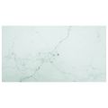 vidaXL Stolová doska, biela 120x65cm 8mm tvrdené sklo mramorový dizajn