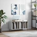vidaXL Skrinka na platne sivá sonoma 100x38x48 cm kompozitné drevo