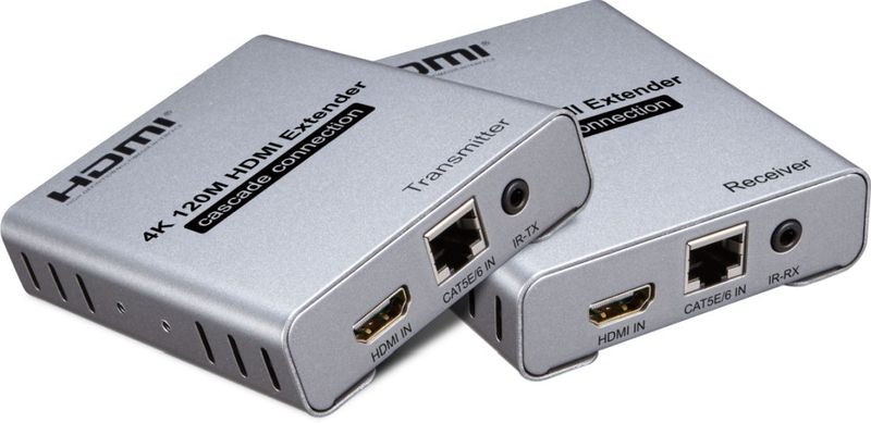 PremiumCord 4K HDMI extender na 120m cez CAT5/6