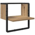 vidaXL Sada nástenných políc 6 ks Remeselný dub 100 x 25 x 30 cm