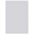 vidaXL Prístupové dosky 2 ks Biela 15 x 23 cm ABS plast