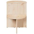 vidaXL Konferenčný stolík Prírodná 50 x 40 x 50 cm Borovicový masív