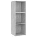 vidaXL TV skrinky 2 ks betónové sivé 107x35x37 cm drevotrieska