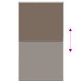 vidaXL Zatemňovacia roleta, kávová, 135x210 cm, šírka látky 131,6 cm, polyester