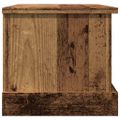 vidaXL Úložné boxy staré drevo 30x50x28 cm kompozitné drevo