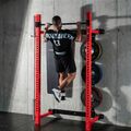 Multifunkčný skladací posilňovací stojan - Power Rack HMS KLT34 červený
