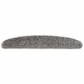 vidaXL Schodové rohože 20 ks 65x21x4 cm sivé, polkruhové, veľké