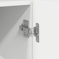 vidaXL Servírovacia skriňa Biela 116 x 30 x 75 cm Kompozitné drevo